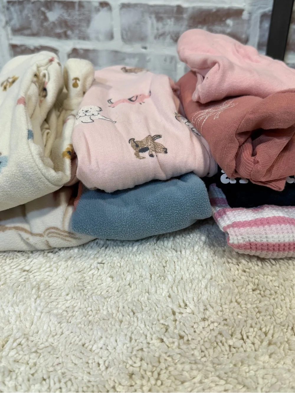 Carter's Pink, Blue, Cream and Rust Kids Zip-Up Pajama Sleep Sacks